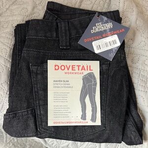 Dovetail Workwear Women's Black Boot Cut Jeans